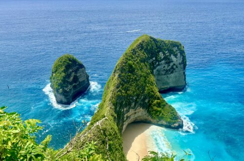Kelingking Beach Nusa Penida Sandra Šírlová pláž beach Bali