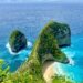 Kelingking Beach Nusa Penida Sandra Šírlová pláž beach Bali